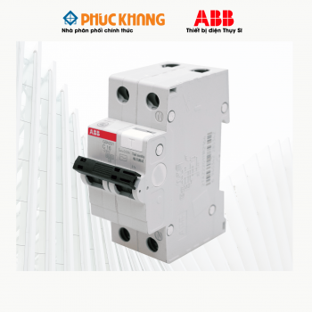 Cầu Dao Chống Dòng Rò RCBO ABB 1P+N 20A 30Ma 6kA (GSH201 AC-C20/0.03)